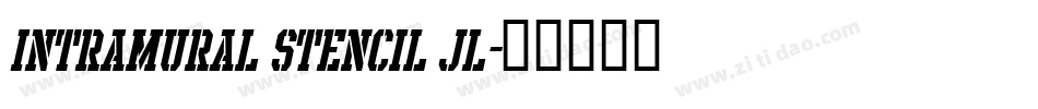 Intramural Stencil JL字体转换